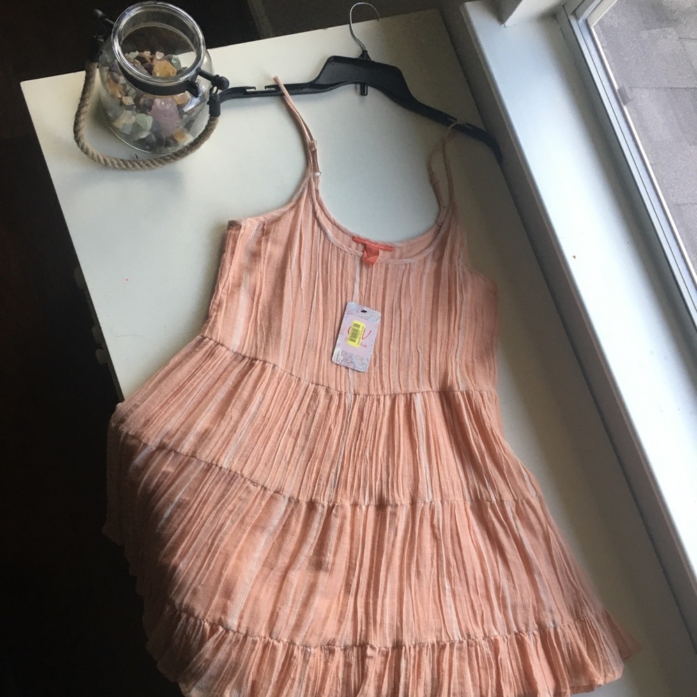 Chelsea and Violet Coral Slip Dress